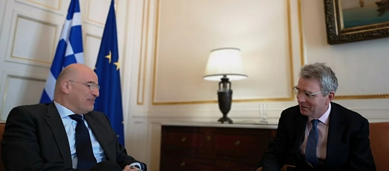 Συνάντηση Ν. Δένδια-Τ. Πάιατ: Λιβύη-Συρία και Βαλκάνια στο επίκεντρο των συζητήσεων